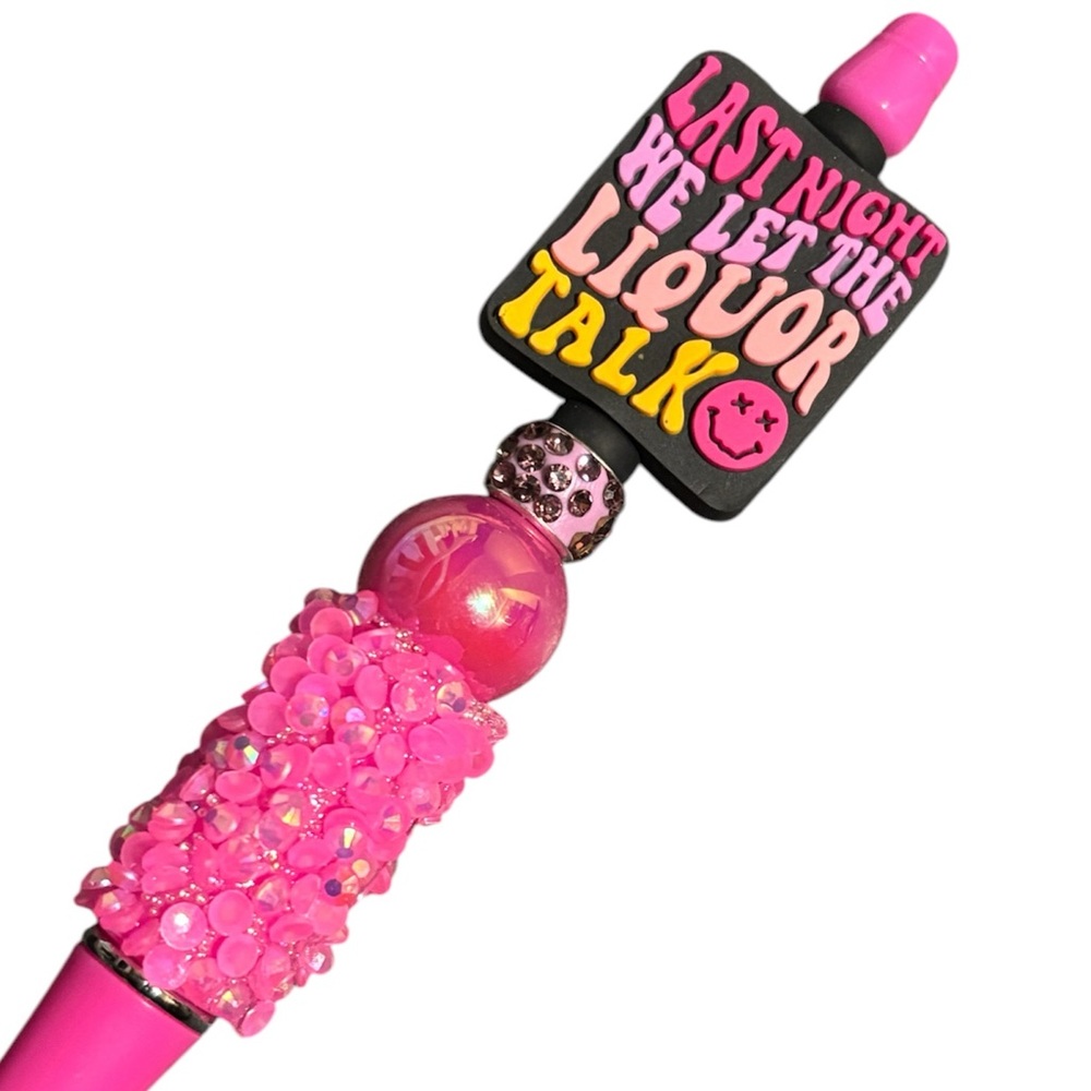 Liquor Talk custom pen
